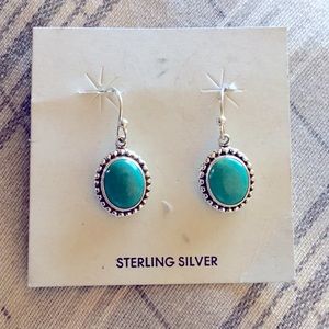 EARRINGS Native American handmade sterling Silver